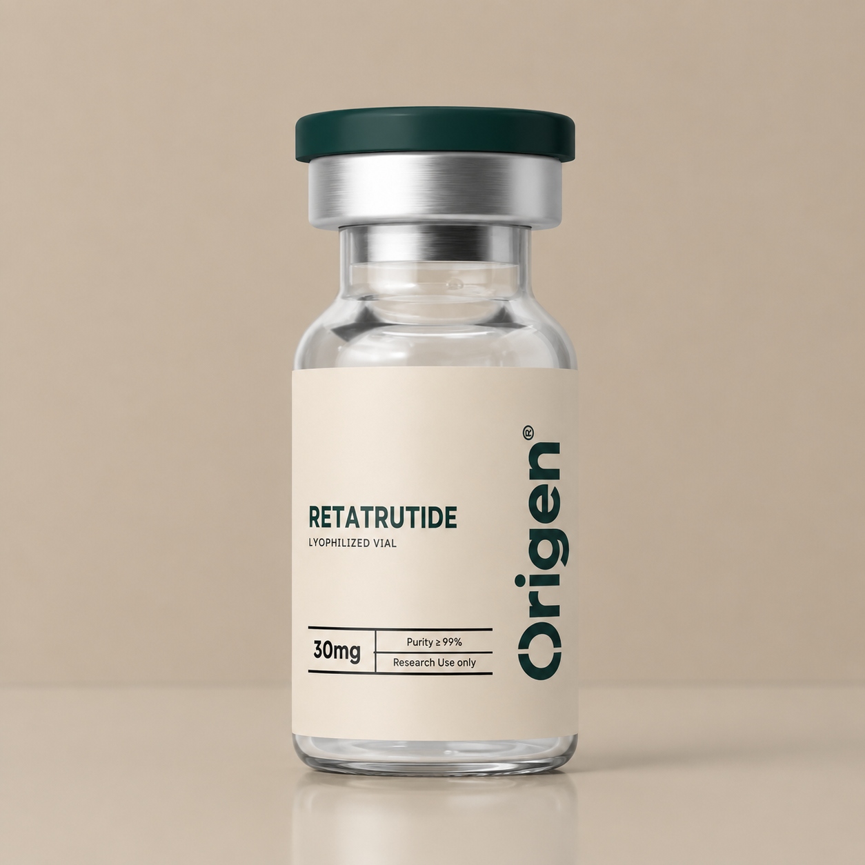 Retatrutide  peptide vial