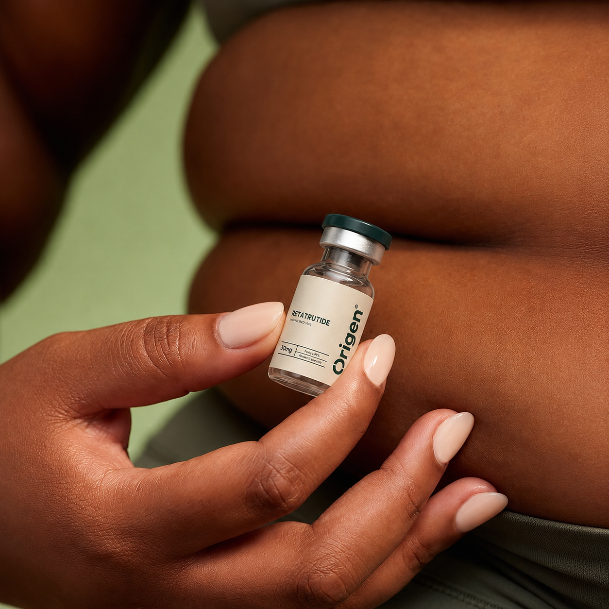 Retatrutide research peptide vial, photo 4